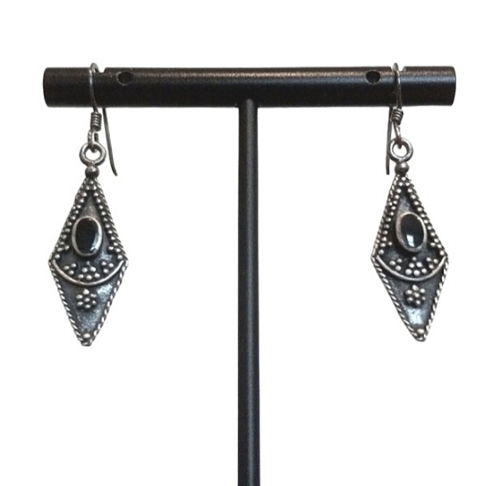 925 onyx earrings